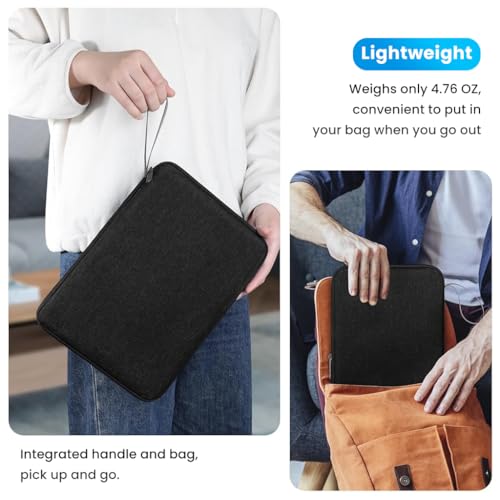 ZORBES® 12.9 inches Tablet Travel Bag for iPad Waterproof Travel Zipper Bag with Utility Mesh Pocket Travel Accessories Bag Universal Tablets Pad Organizer Bag, Black ZORBES® 12.9 inches Tablet Travel Bag for iPad Waterproof Travel Zipper Bag with Utility Mesh Pocket Travel Accessories Bag Universal Tablets Pad Organizer Bag, Black